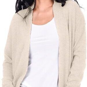 State Cashmere Lightweight Mid-Thigh Cardigan 100% Pure Cashmere X-Large
